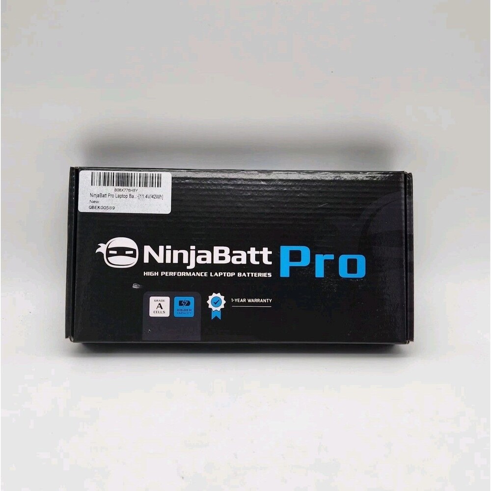 NinjaBatt Pro WDXOR 42wh Dell 11.4V 42wH Lithium-Ion Laptop Battery Replacement
